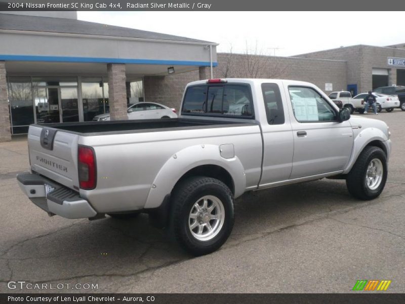  2004 Frontier SC King Cab 4x4 Radiant Silver Metallic
