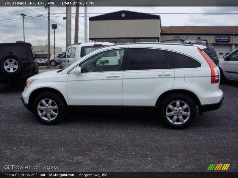 Taffeta White / Gray 2008 Honda CR-V EX-L 4WD