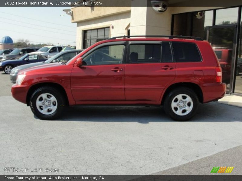  2002 Highlander I4 Sundown Red Pearl