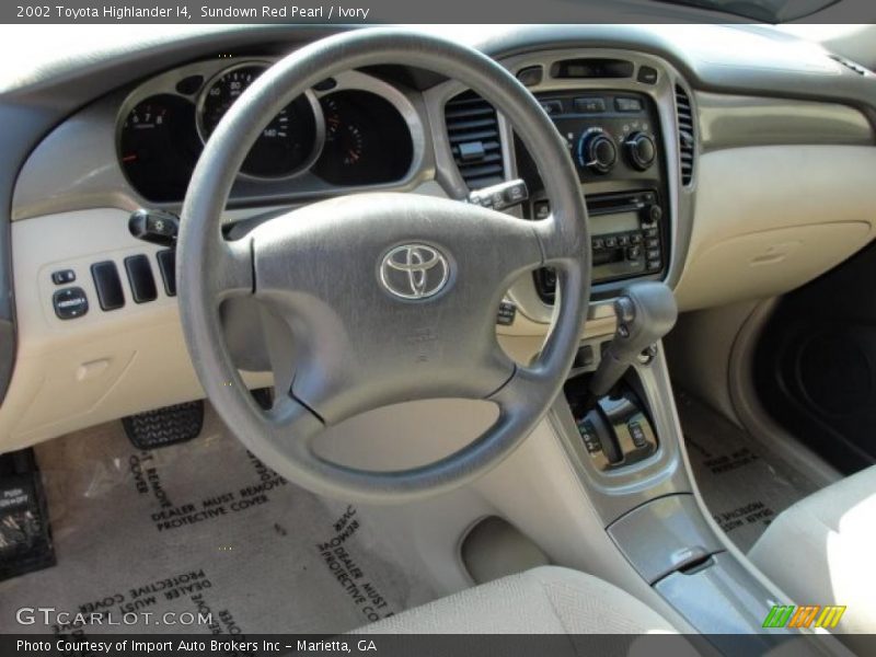  2002 Highlander I4 Ivory Interior