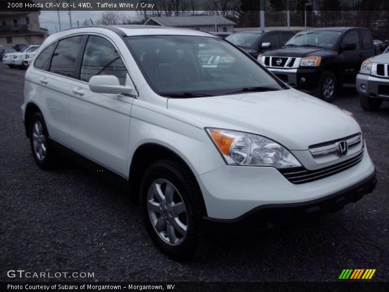 Taffeta White / Gray 2008 Honda CR-V EX-L 4WD