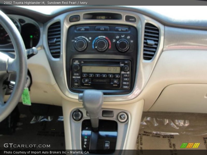 Controls of 2002 Highlander I4