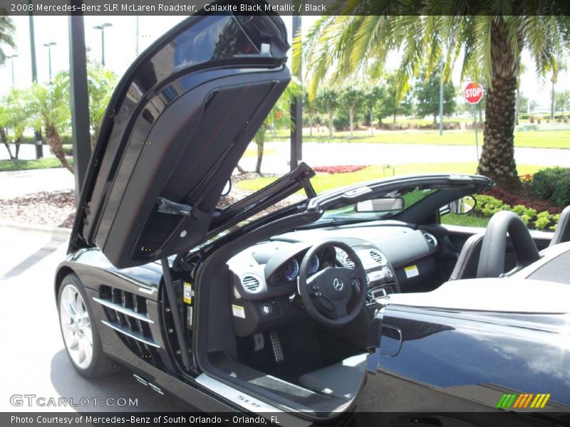  2008 SLR McLaren Roadster Black Interior