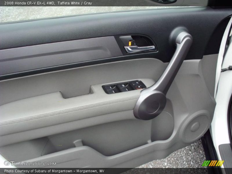 Taffeta White / Gray 2008 Honda CR-V EX-L 4WD