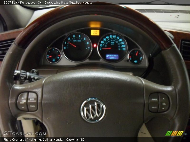 Cappuccino Frost Metallic / Neutral 2007 Buick Rendezvous CX