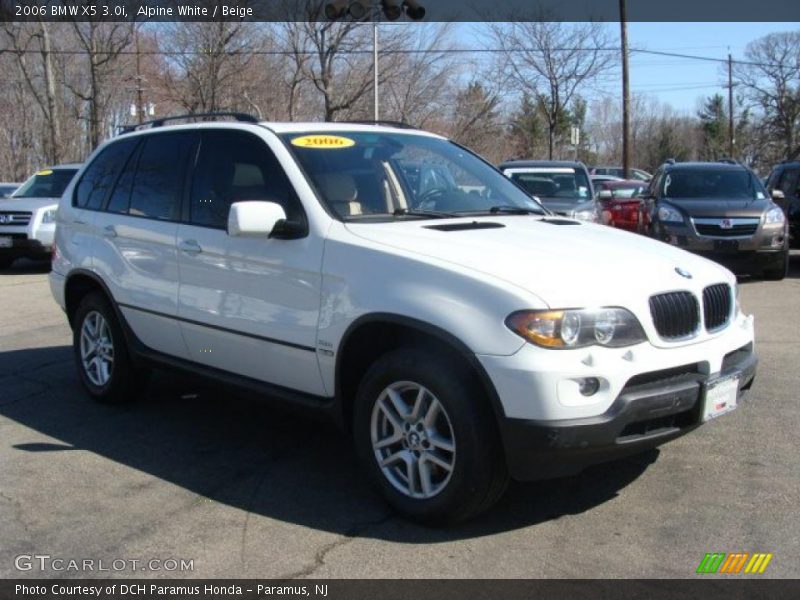 Alpine White / Beige 2006 BMW X5 3.0i