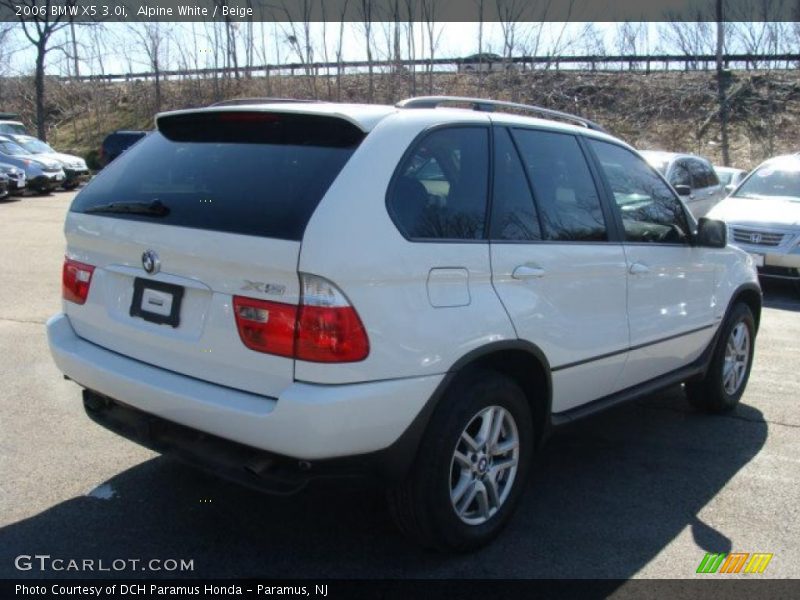 Alpine White / Beige 2006 BMW X5 3.0i