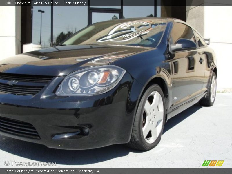 Black / Ebony 2006 Chevrolet Cobalt SS Coupe