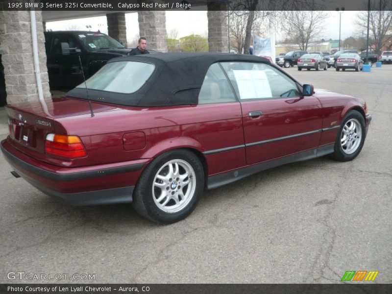 Calypso Red Pearl / Beige 1995 BMW 3 Series 325i Convertible