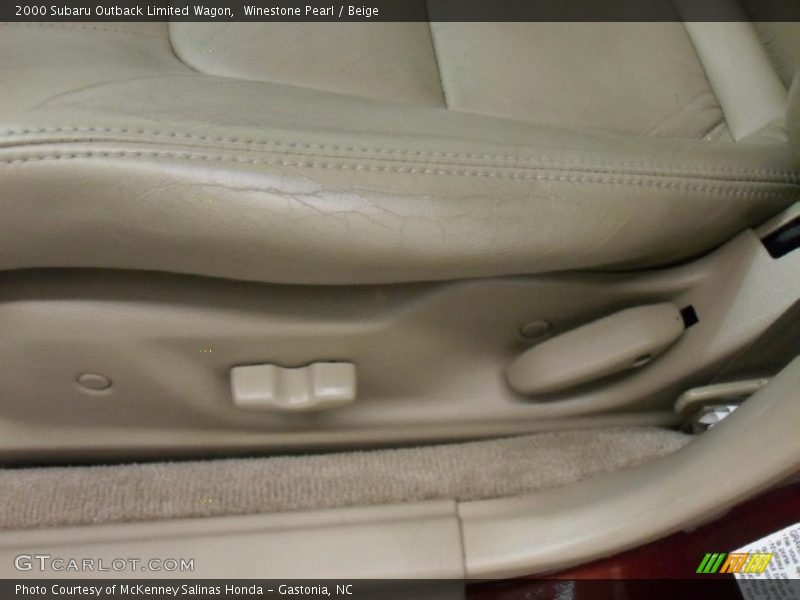 Winestone Pearl / Beige 2000 Subaru Outback Limited Wagon