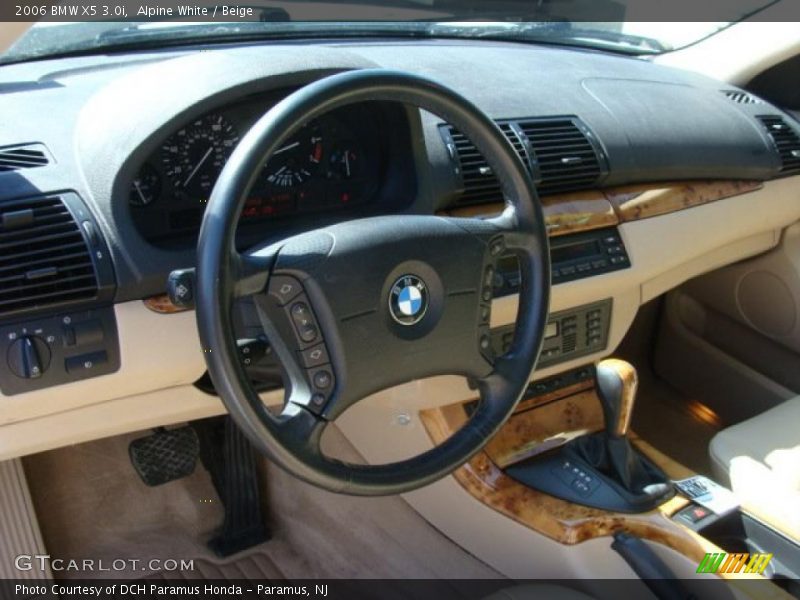 Alpine White / Beige 2006 BMW X5 3.0i