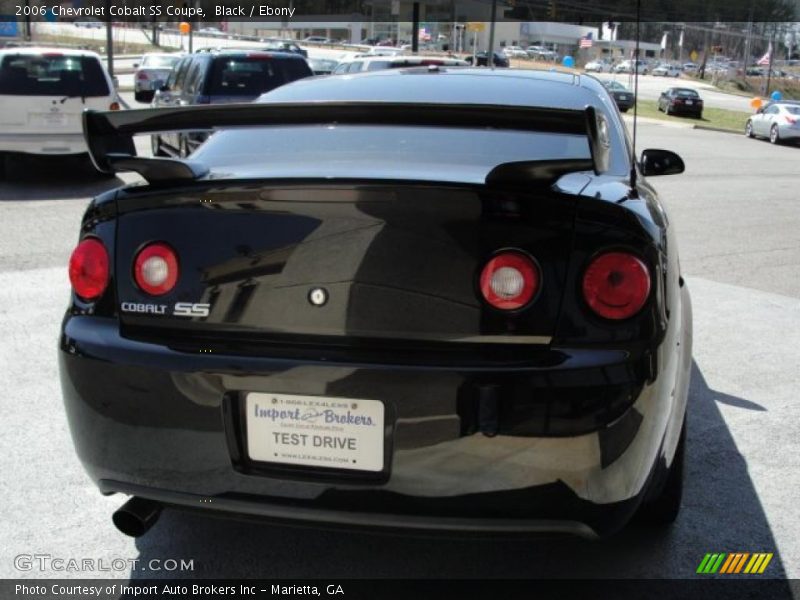 Black / Ebony 2006 Chevrolet Cobalt SS Coupe