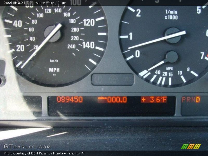Alpine White / Beige 2006 BMW X5 3.0i