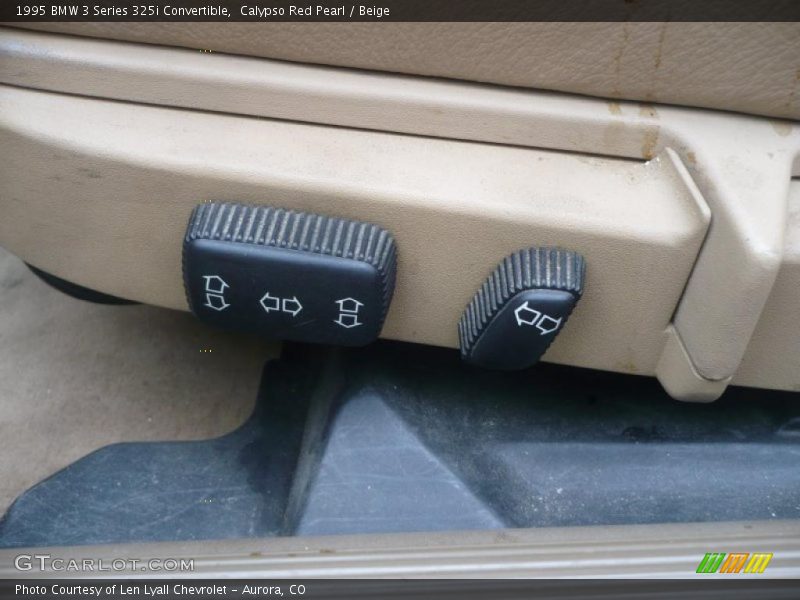 Controls of 1995 3 Series 325i Convertible