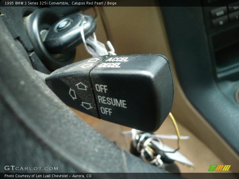 Controls of 1995 3 Series 325i Convertible
