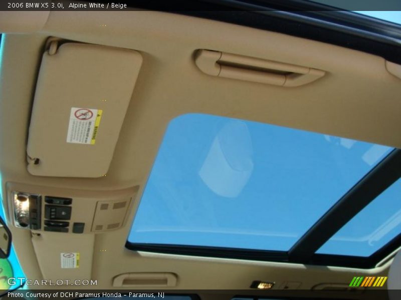 Alpine White / Beige 2006 BMW X5 3.0i