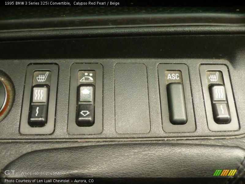 Controls of 1995 3 Series 325i Convertible