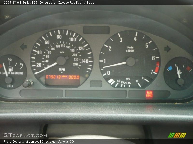  1995 3 Series 325i Convertible 325i Convertible Gauges