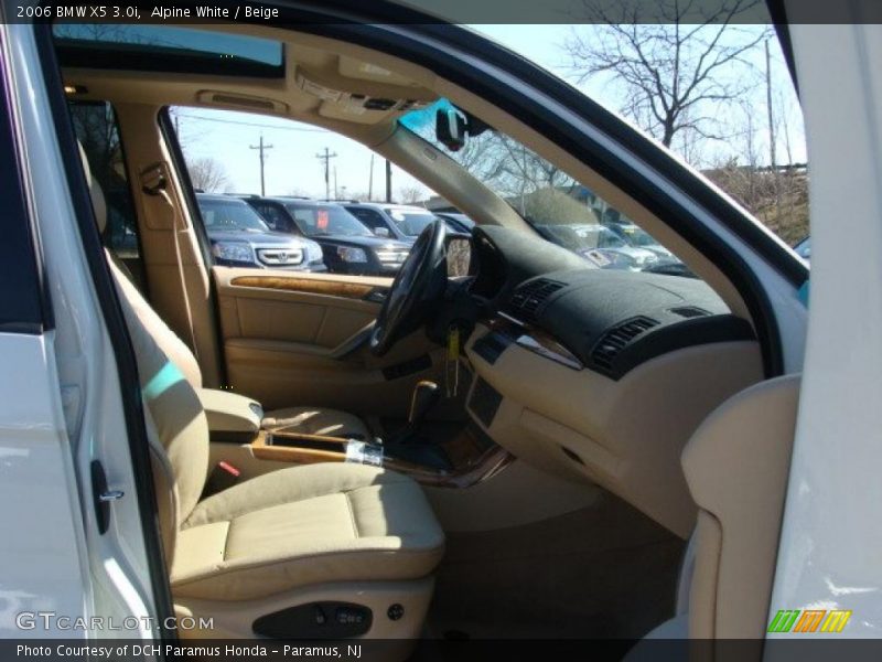 Alpine White / Beige 2006 BMW X5 3.0i
