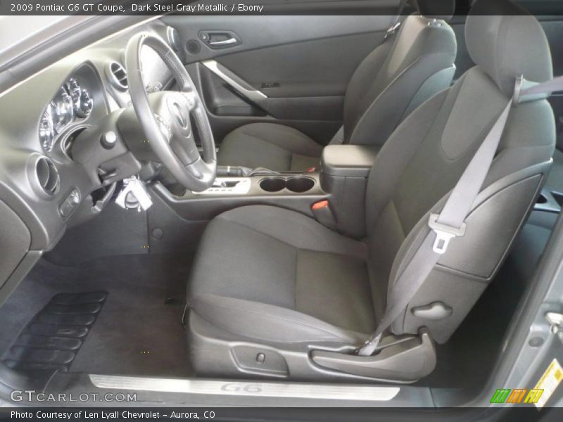  2009 G6 GT Coupe Ebony Interior