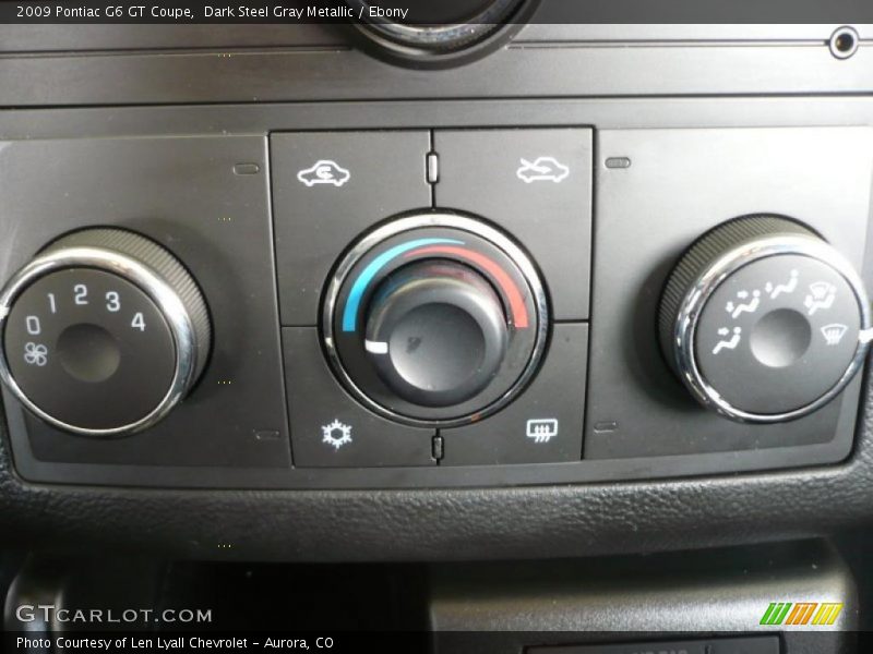 Controls of 2009 G6 GT Coupe