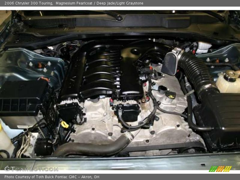 Magnesium Pearlcoat / Deep Jade/Light Graystone 2006 Chrysler 300 Touring