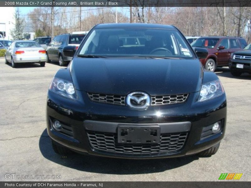 Brilliant Black / Black 2008 Mazda CX-7 Grand Touring AWD