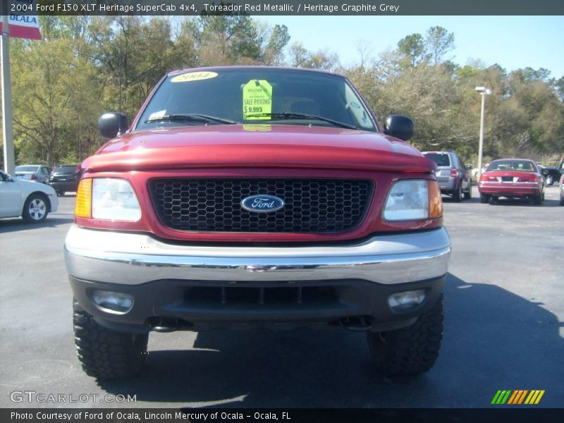 Toreador Red Metallic / Heritage Graphite Grey 2004 Ford F150 XLT Heritage SuperCab 4x4