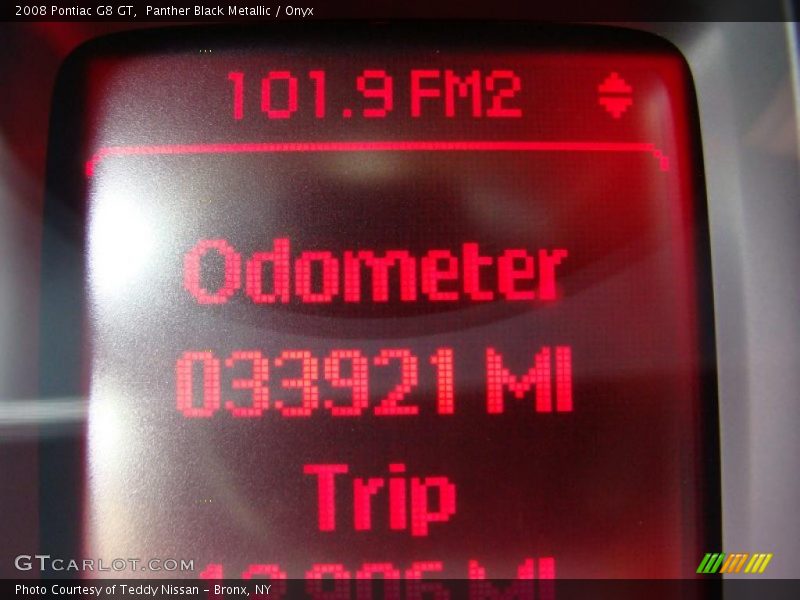 Panther Black Metallic / Onyx 2008 Pontiac G8 GT