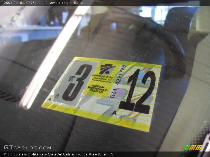 Cashmere / Light Neutral 2004 Cadillac CTS Sedan
