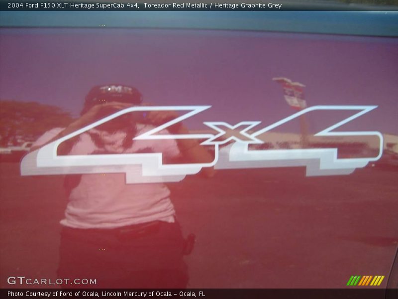 Toreador Red Metallic / Heritage Graphite Grey 2004 Ford F150 XLT Heritage SuperCab 4x4
