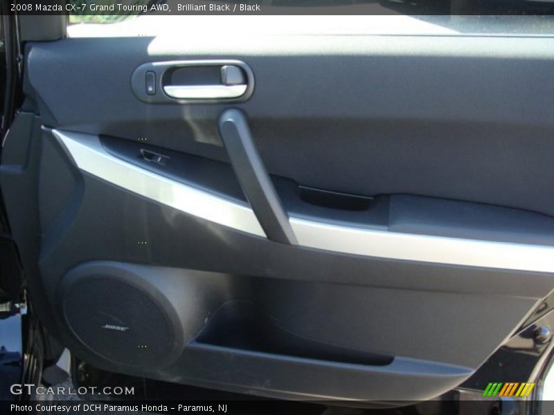 Brilliant Black / Black 2008 Mazda CX-7 Grand Touring AWD