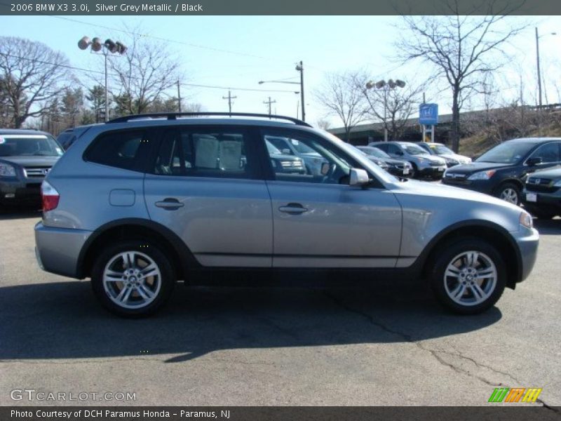 Silver Grey Metallic / Black 2006 BMW X3 3.0i