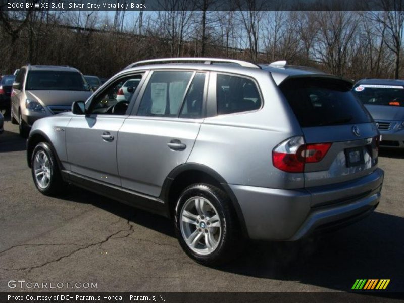 Silver Grey Metallic / Black 2006 BMW X3 3.0i