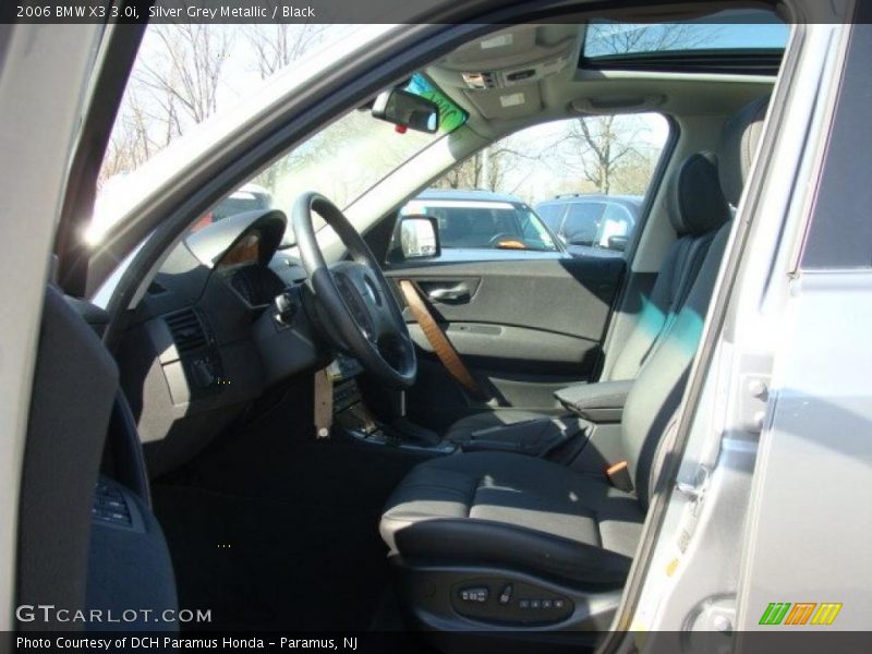 Silver Grey Metallic / Black 2006 BMW X3 3.0i