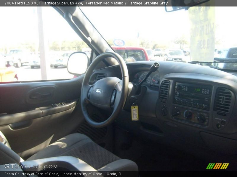 Toreador Red Metallic / Heritage Graphite Grey 2004 Ford F150 XLT Heritage SuperCab 4x4