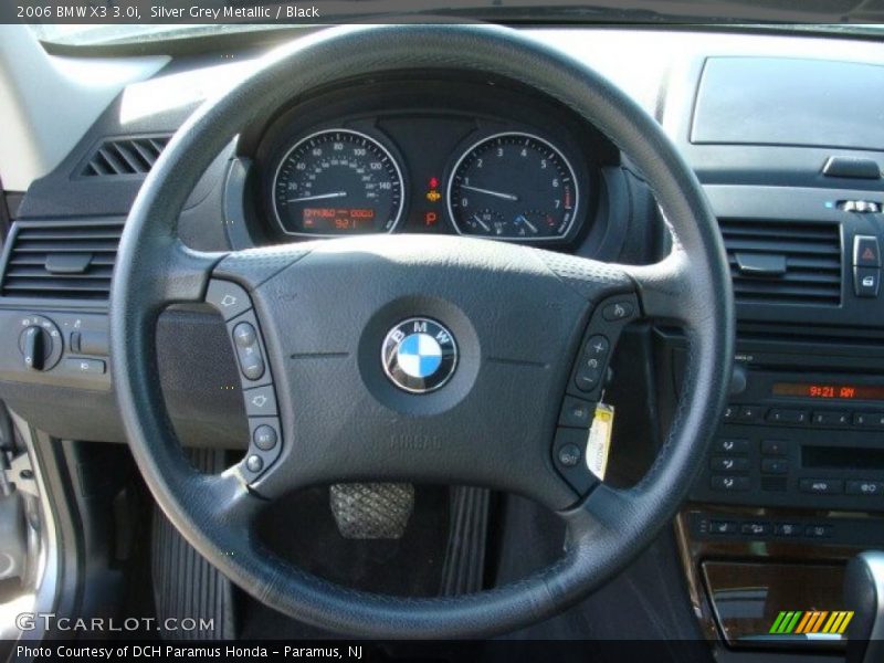 Silver Grey Metallic / Black 2006 BMW X3 3.0i