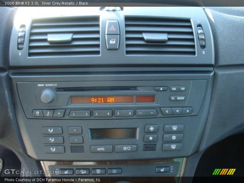 Silver Grey Metallic / Black 2006 BMW X3 3.0i