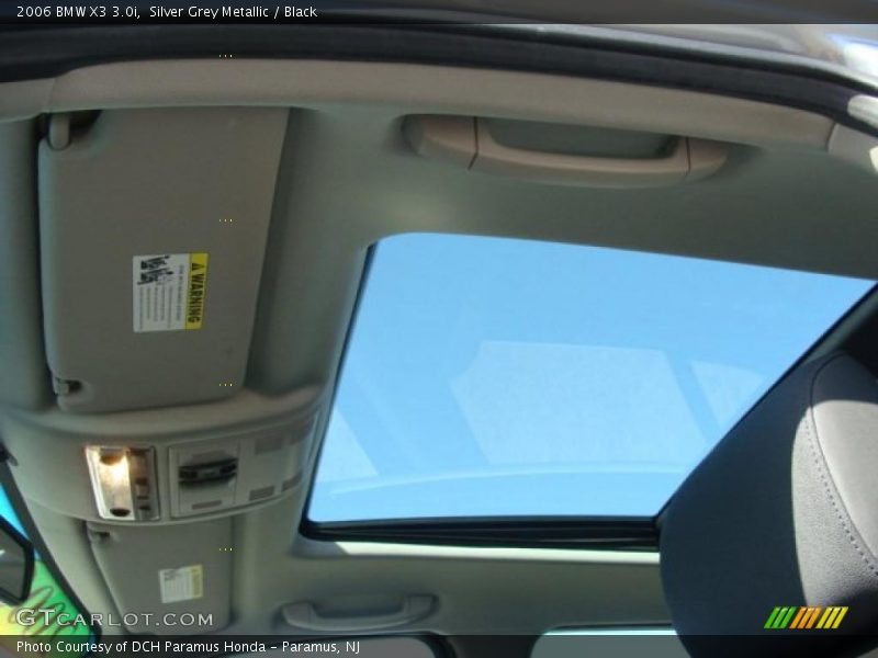 Silver Grey Metallic / Black 2006 BMW X3 3.0i
