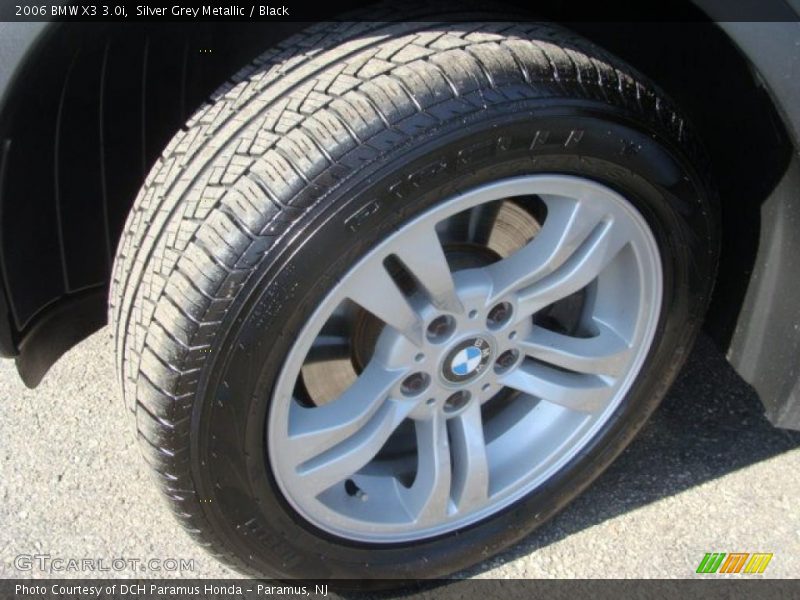 Silver Grey Metallic / Black 2006 BMW X3 3.0i