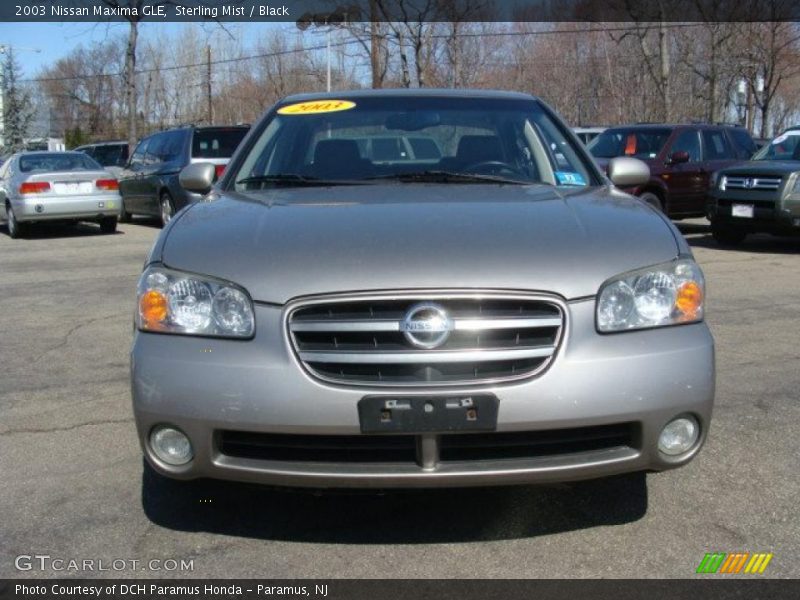 Sterling Mist / Black 2003 Nissan Maxima GLE