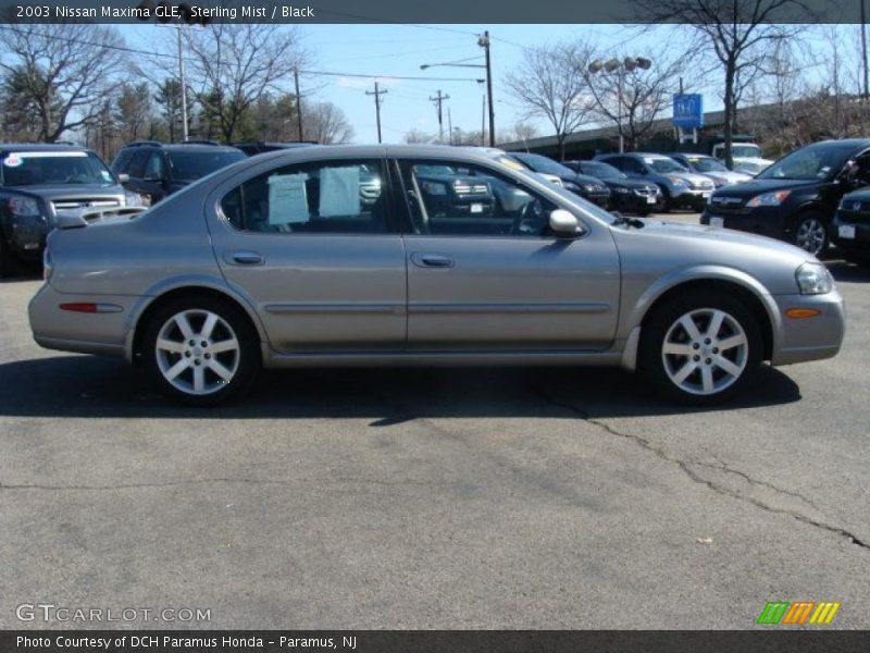 Sterling Mist / Black 2003 Nissan Maxima GLE