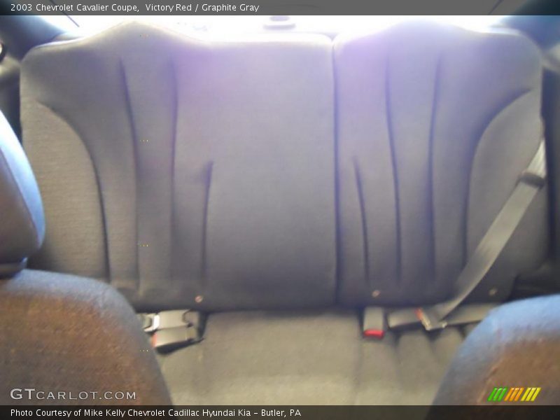 Victory Red / Graphite Gray 2003 Chevrolet Cavalier Coupe