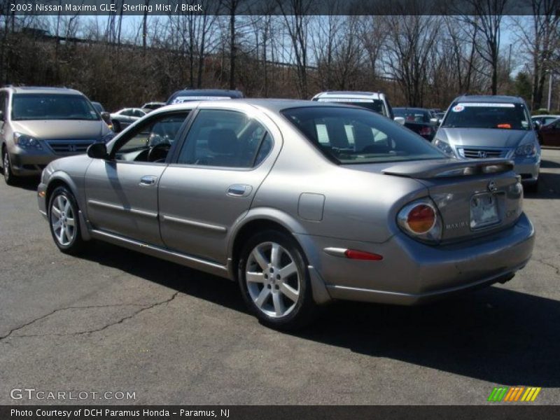 Sterling Mist / Black 2003 Nissan Maxima GLE