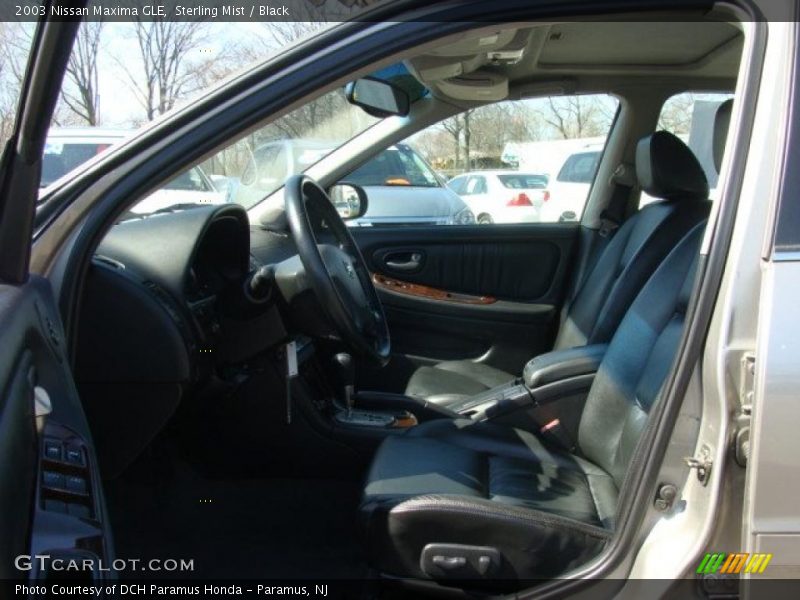 Sterling Mist / Black 2003 Nissan Maxima GLE