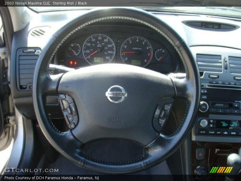 Sterling Mist / Black 2003 Nissan Maxima GLE