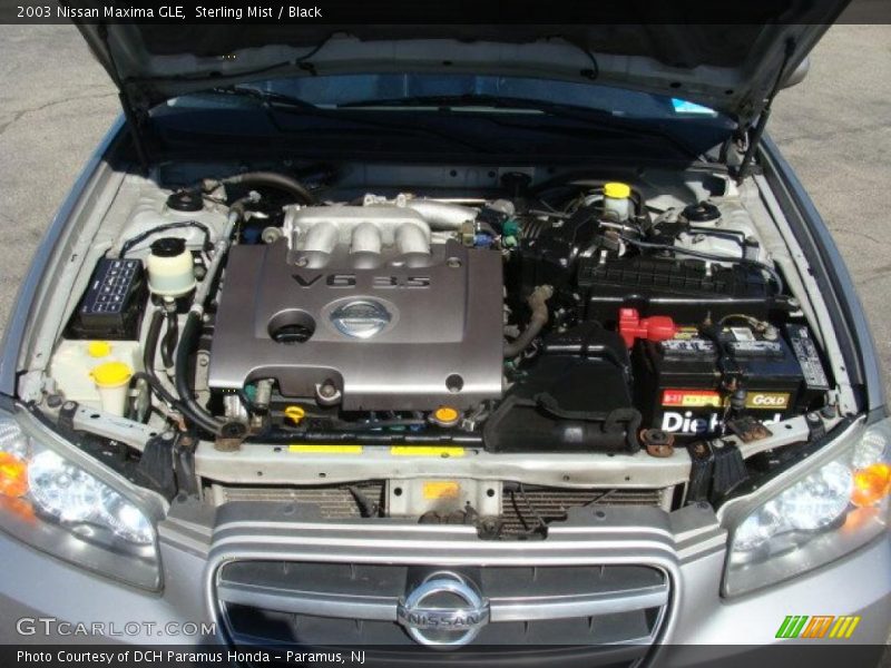 Sterling Mist / Black 2003 Nissan Maxima GLE
