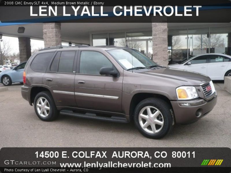 Medium Brown Metallic / Ebony 2008 GMC Envoy SLT 4x4