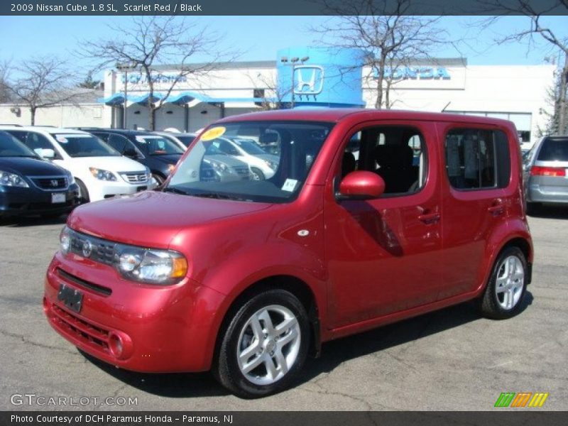 Scarlet Red / Black 2009 Nissan Cube 1.8 SL