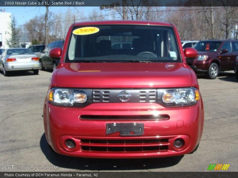 Scarlet Red / Black 2009 Nissan Cube 1.8 SL